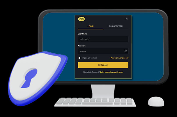 Login-Bildschirm