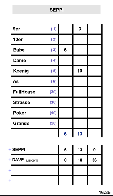 Würfelpoker — Screenshots 2